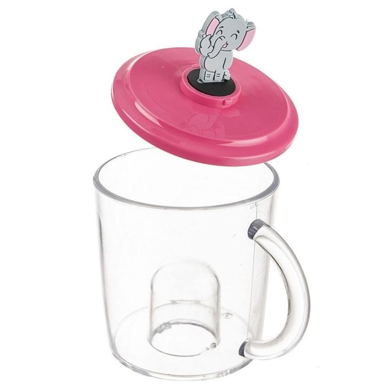 Orion, kubek z figurką dla dziecka, słoń, 240 ml