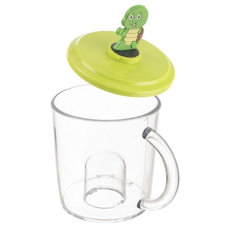 Orion, kubek z figurką dla dziecka, żółw, 240 ml