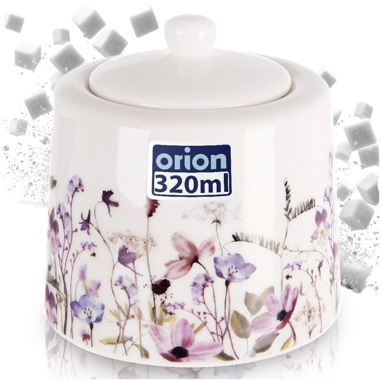 Orion, Louka, cukierniczka porcelanowa, kwiaty, 320 ml