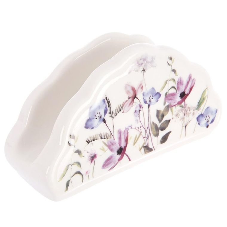 Orion, Louka, serwetnik porcelanowy, kwiaty, 13-4,5-7 cm