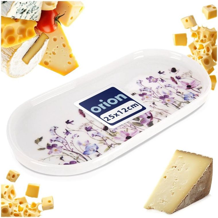 Orion, Louka, talerz do serwowania, porcelanowy, kwiaty, 25-12 cm