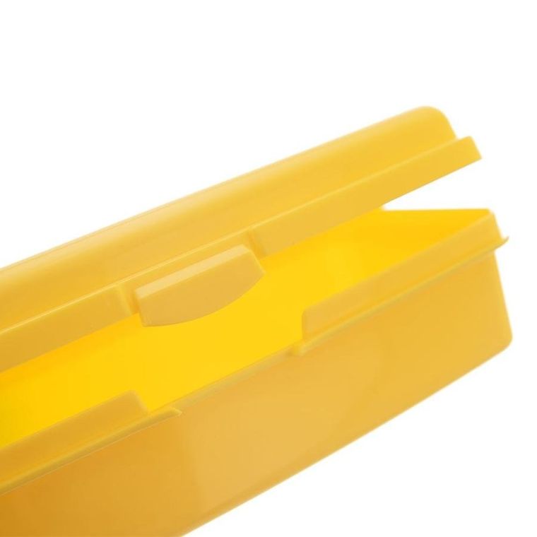 Orion, lunchbox, żółty, 21-9.5-5.5 cm