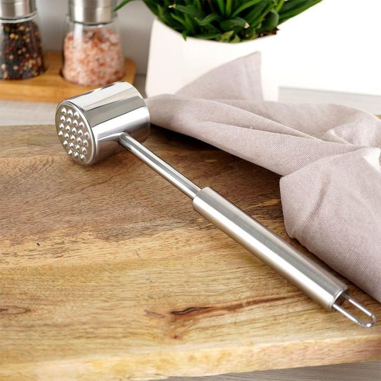 Orion, Luxy, tłuczek dwustronny do mięsa, stalowy, 27 cm