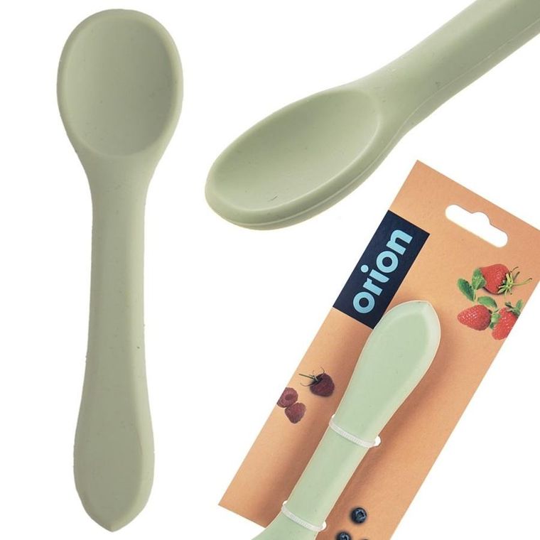 Orion, łyżeczka dziecięca, silikonowa, 14 cm