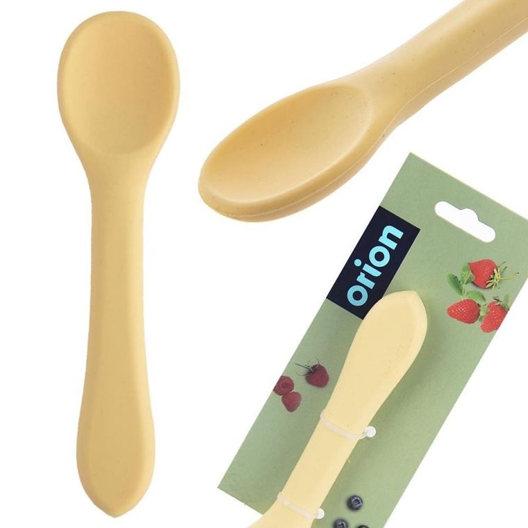 Orion, łyżeczka dziecięca, silikonowa, 14 cm