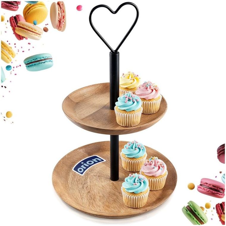 Orion, Mango, patera drewniana, 2-poziomowa, 37 cm