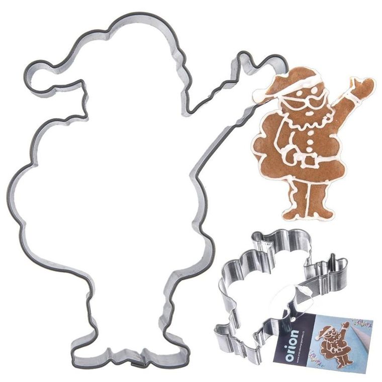 Orion, Mikołaj, wykrawacz do ciastek, stalowy, 7,3 cm