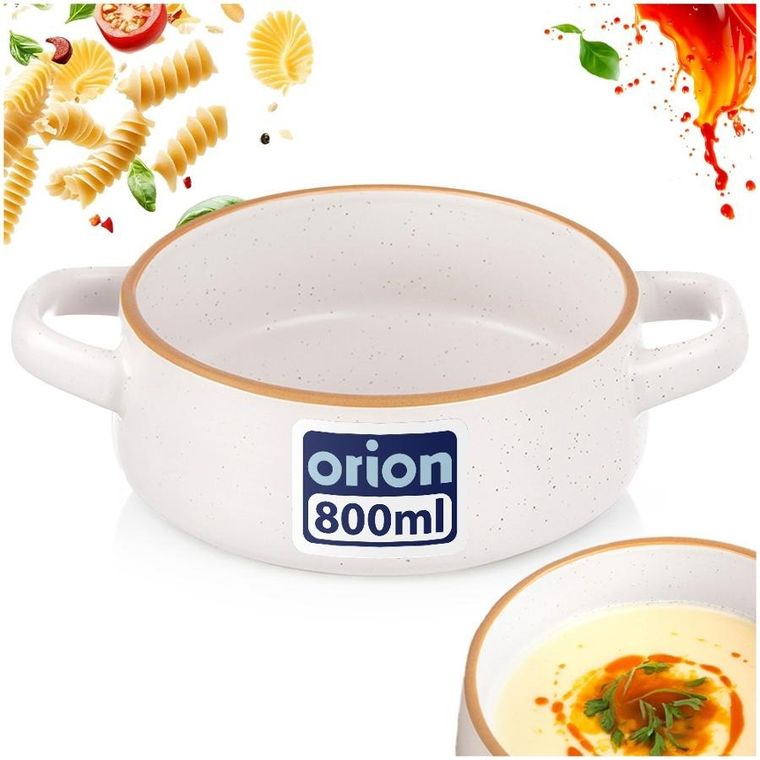 Orion, miska bulionówka, ceramiczna, 800 ml