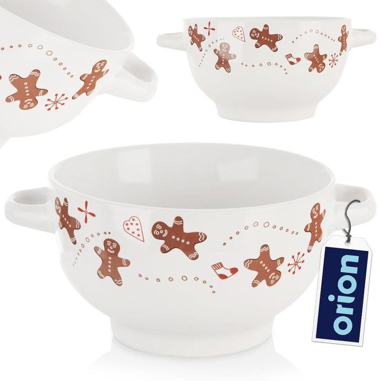 Orion, miska bulionówka ceramiczna, pierniczek, 750 ml