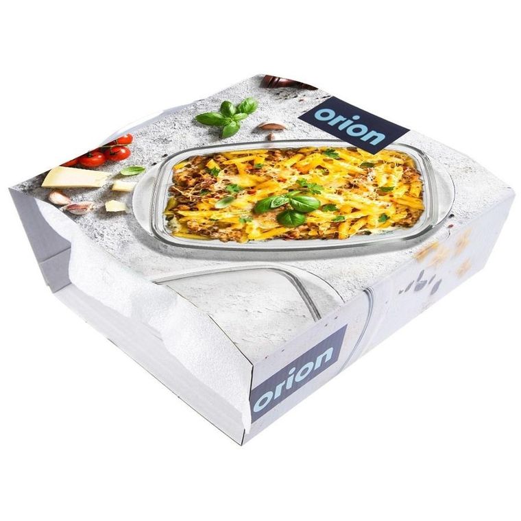 Orion, naczynie żaroodporne szklane z pokrywką, 32.5-19-13 cm, 2.9l