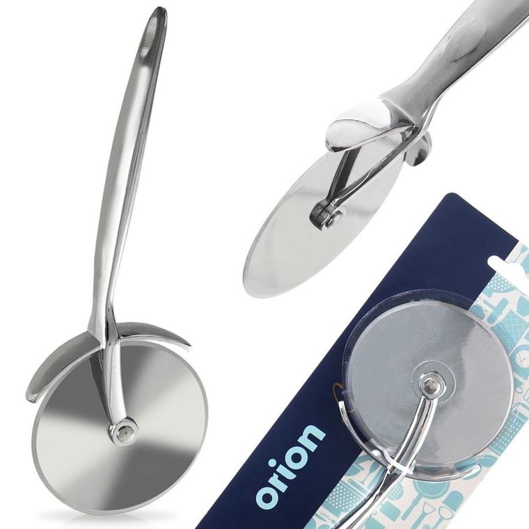 Orion, nóż do pizzy, metalowy okrągły, Luxy, 20 cm