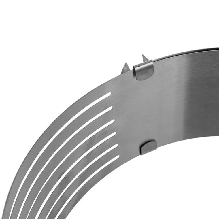 Orion, obręcz do krojenia biszkoptu, regulowana, stalowa, 7-warstwowa, 24-30 cm