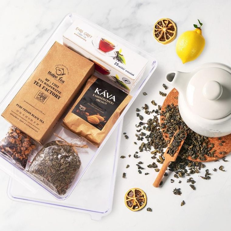 Orion, organizer do lodówki z pokrywką, 32.5-20-7.5 cm