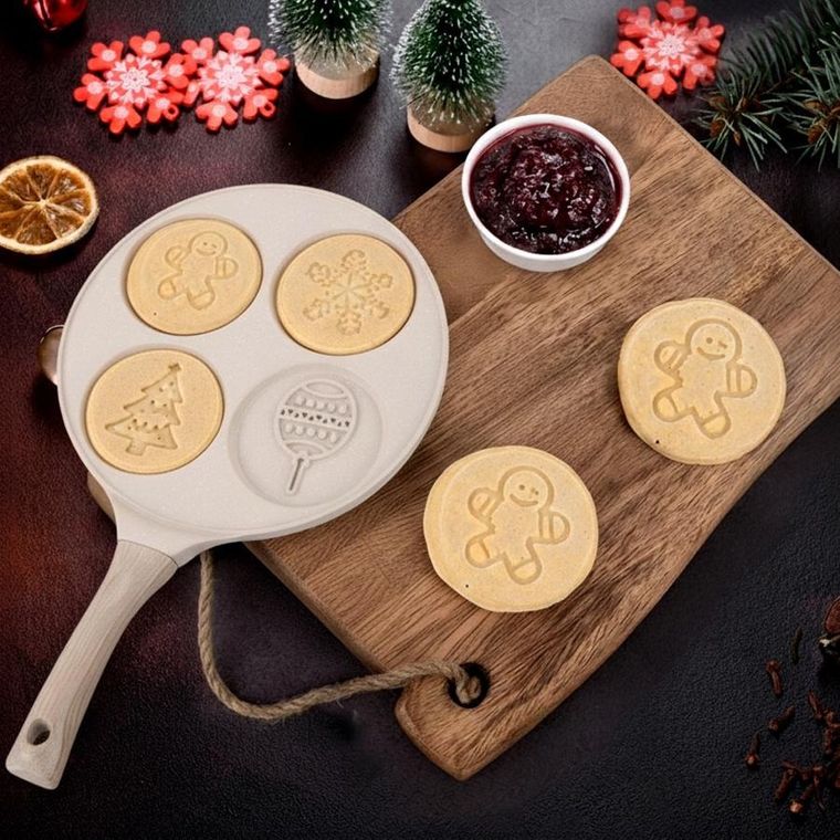 Orion, patelnia do jajek, 4 otwory, granitowa, 26 cm