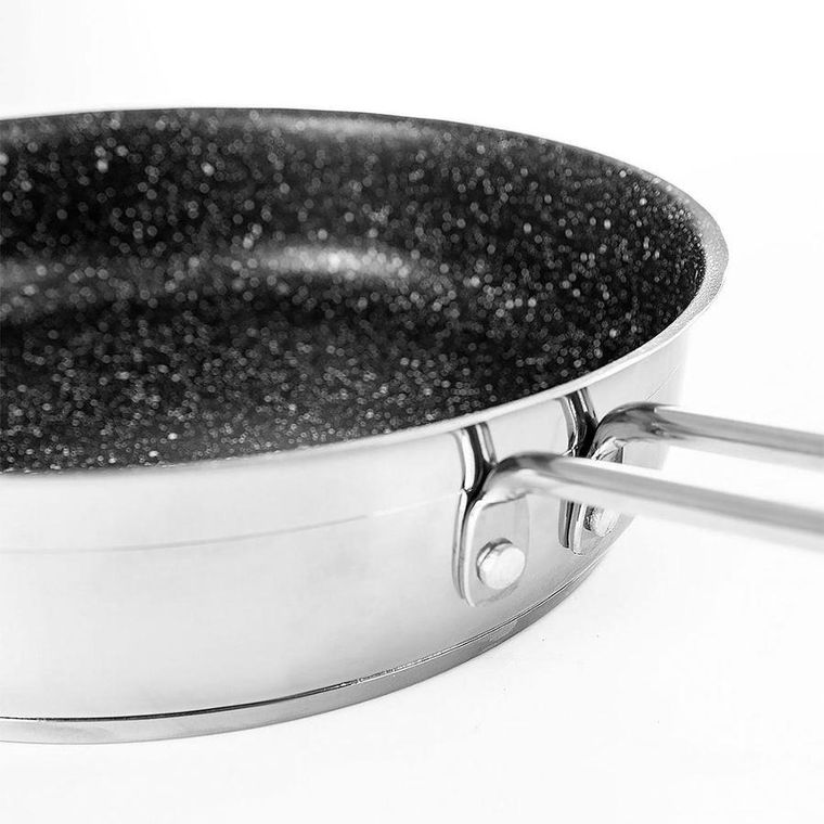 Orion, patelnia stalowa z powłoką granitową, Anett Grande, 26 cm