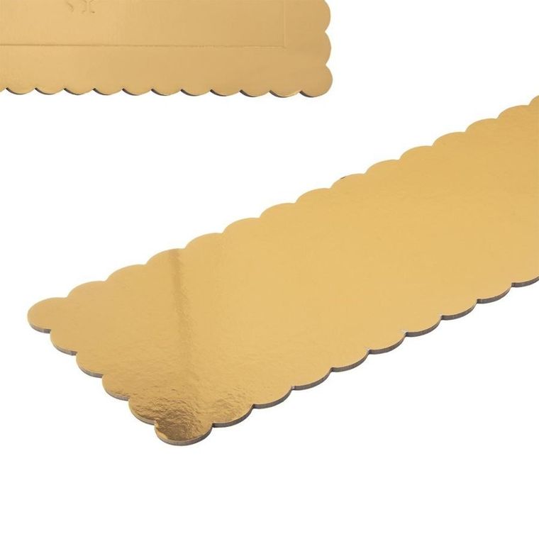 Orion, podkład pod ciasto, złoty prostokątny, 33-12 cm