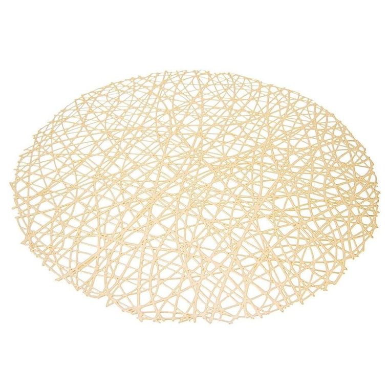 Orion, podkładka na stół gumowa, złota, 39 cm