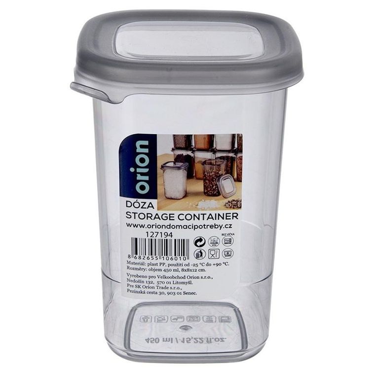 Orion, pojemnik na produkty sypkie, z pokrywką, 450 ml