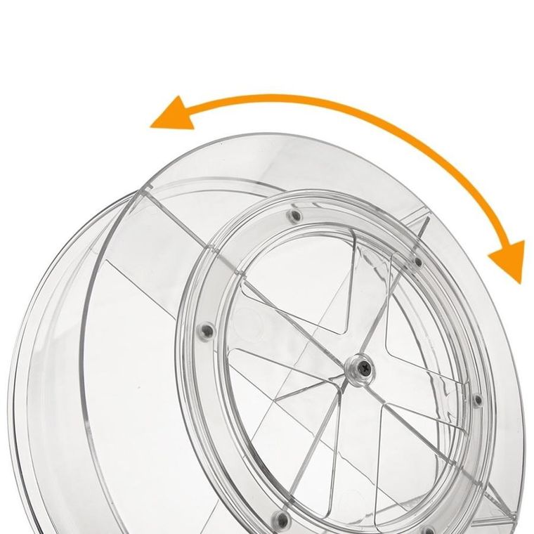 Orion, pojemnik, organizer obrotowy, dzielony, 30 cm