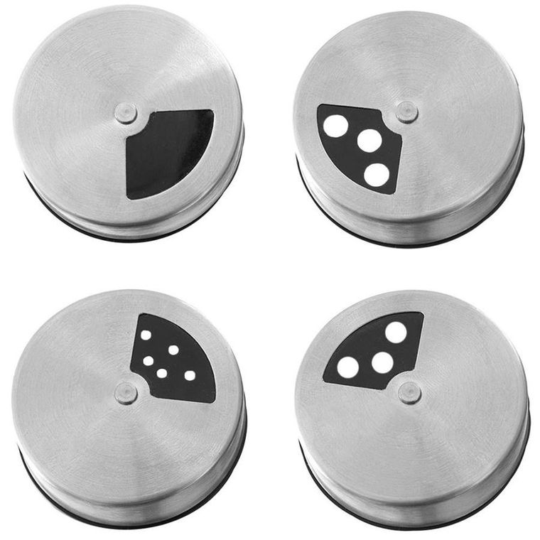 Orion, pojemnik szklany na przyprawy, z dozownikiem, 100 ml