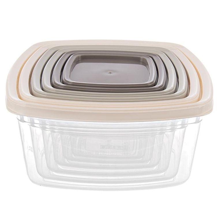 Orion, pojemniki na żywność z pokrywką, 6 szt.