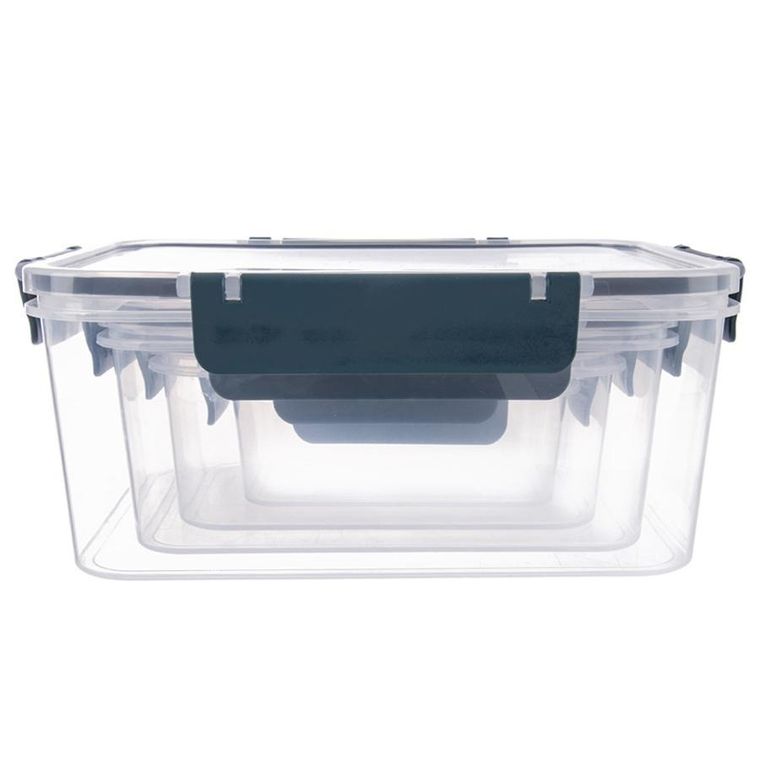 Orion, pojemniki na żywność z pokrywką i uszczelką, 4 szt.