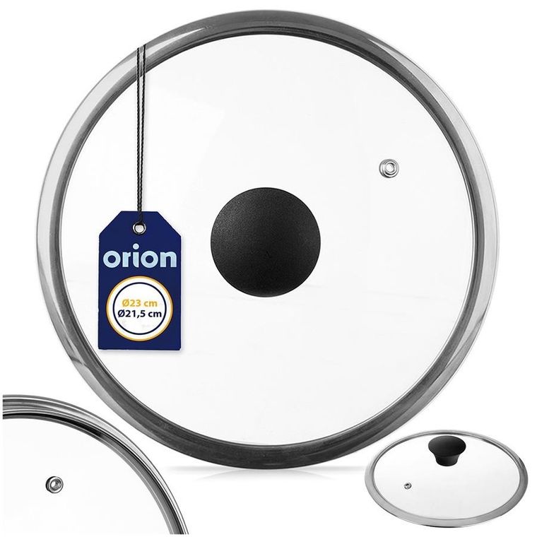 Orion, pokrywka szklana, do szybkowaru, 23 cm