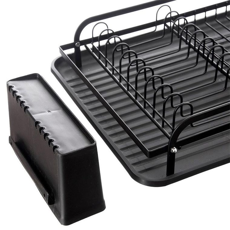 Orion, Radka, suszarka na naczynia, 2-poziomowa, czarna, 42,5-32-29 cm