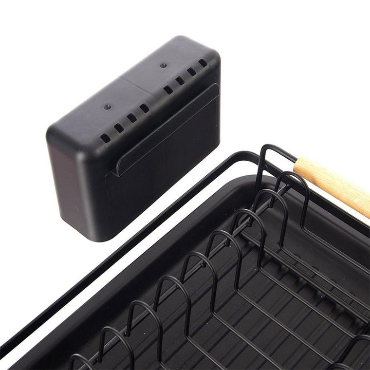 Orion, Radka, suszarka na naczynia, czarna, 43-23,5-9,5 cm