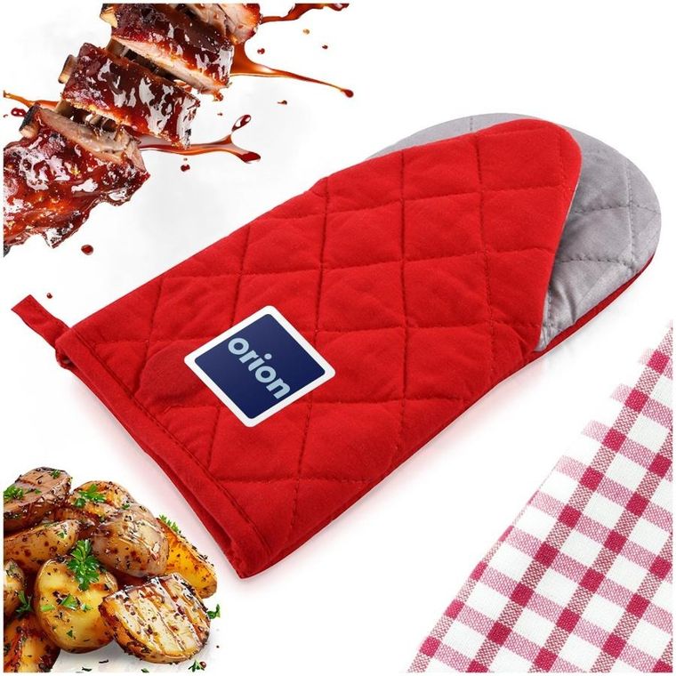 Orion, rękawica kuchenna teflonowa, czerwona, 25,5 cm