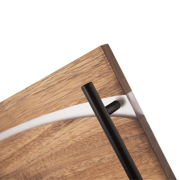 Orion, River, taca do serwowania, Drewniana z uchwytami, 42-20-4,5 cm