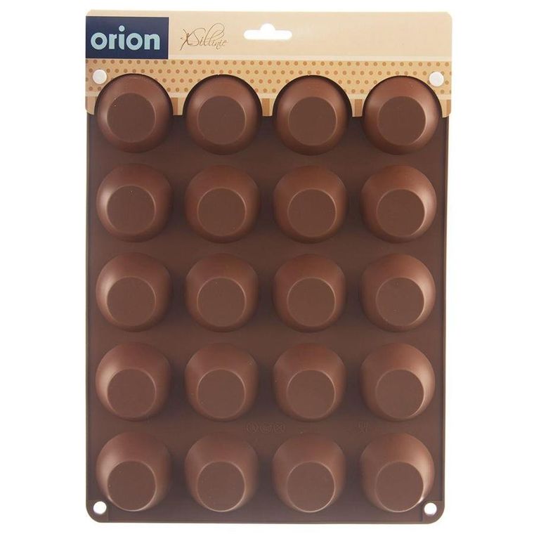 Orion, silikonowa foremka do pieczenia mini muffinek, 20 szt.