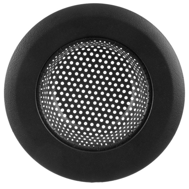 Orion, sitko do zlewu, stalowe, czarne, 11,5 cm