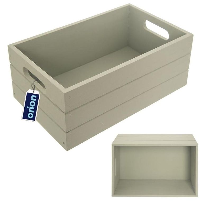 Orion, skrzynka do przechowywania, drewniana, 26-16-11 cm