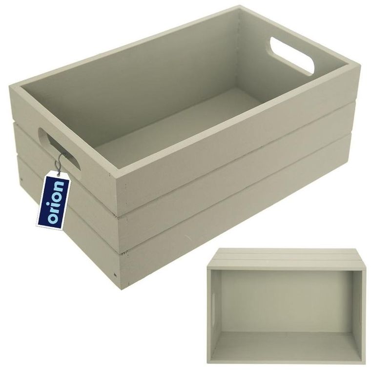 Orion, skrzynka do przechowywania, drewniana, 31-21-13 cm