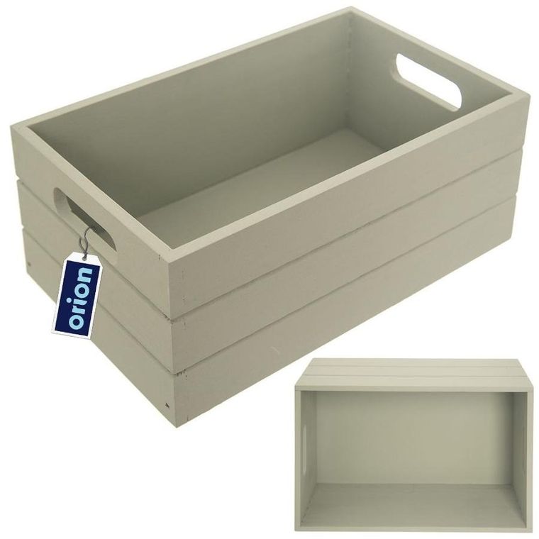 Orion, skrzynka do przechowywania, drewniana, 36-26-15 cm