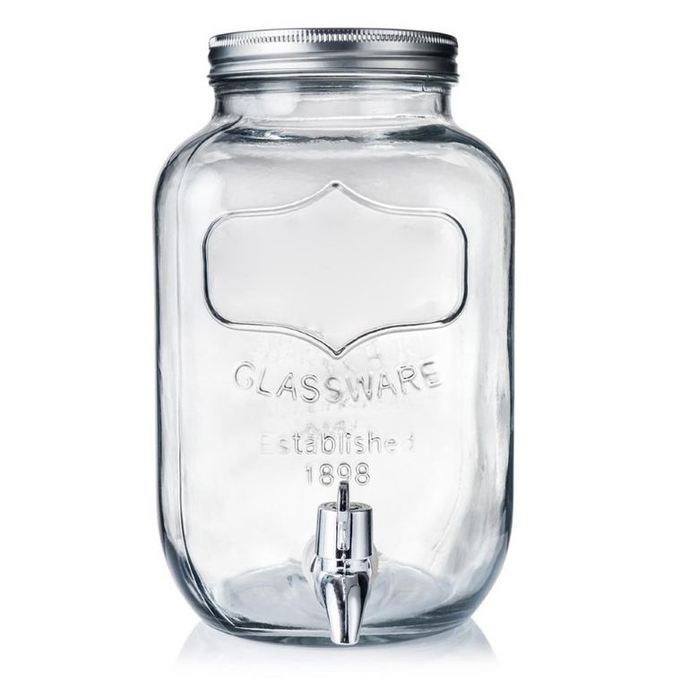 Orion, słój z kranikiem do napojów, stojak, 4l