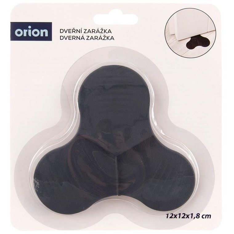 Orion, stoper do drzwi, szary, 12-12-1,8 cm