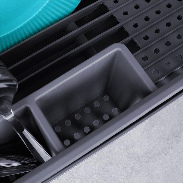 Orion, suszarka na naczynia, szara, 43,5-32-12 cm