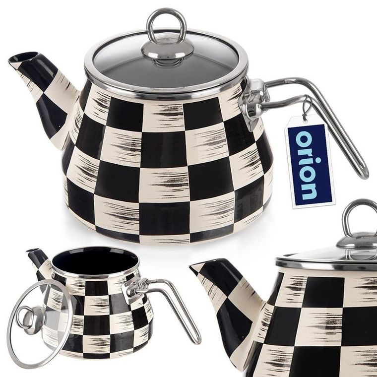 Orion, Szachownica, czajnik emaliowany, 2l