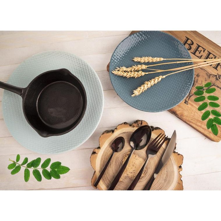 Orion, sztućce czarne, black luxure, 24 elementy