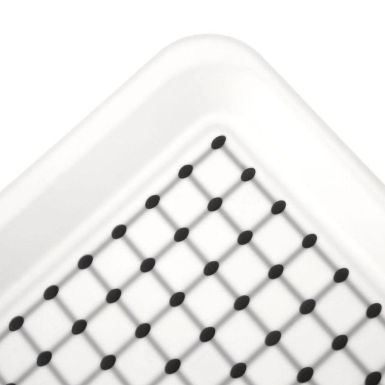 Orion, taca kuchenna do serwowania, biała, 33-23 cm