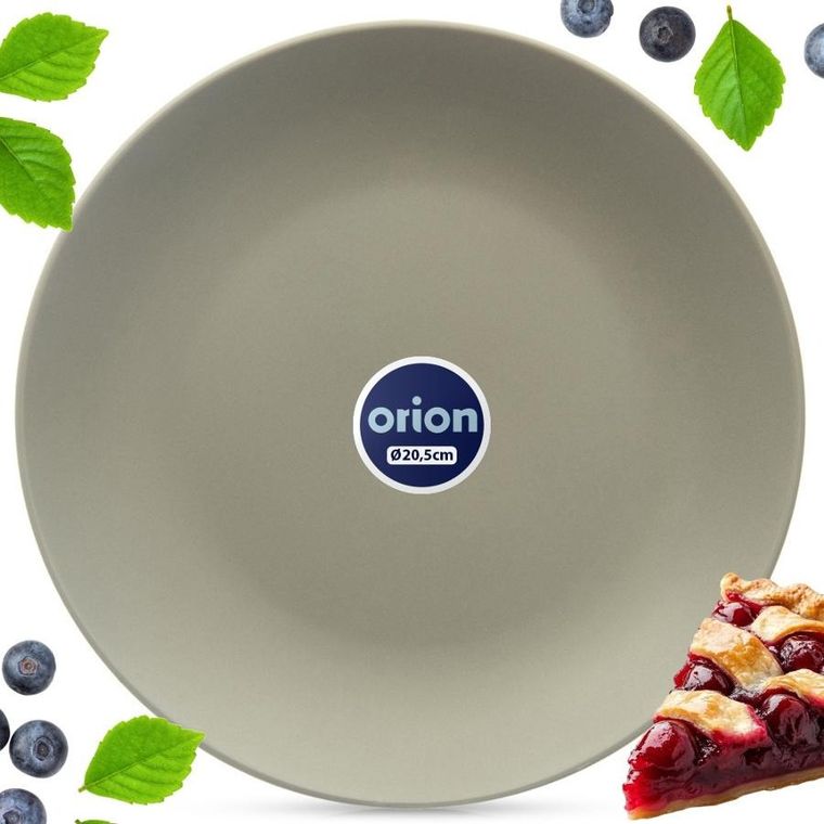 Orion, talerz deserowy, ceramiczny, zielony, 20,5 cm