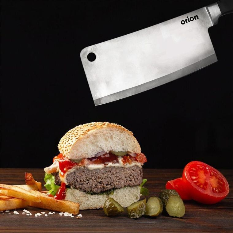 Orion, tasak kuchenny, stalowy, 18 cm