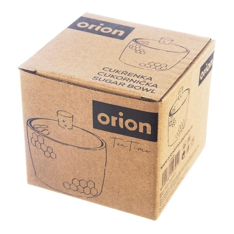 Orion, Tea Time, ceramiczna cukierniczka, czarna, 10-10 cm