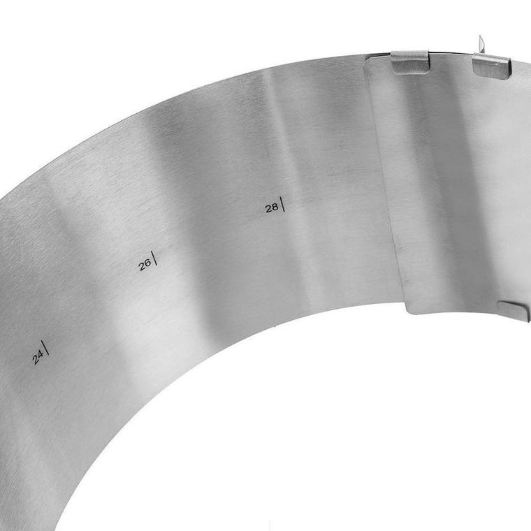 Orion, tortownica regulowana, okrągła stalowa, 16-30 cm