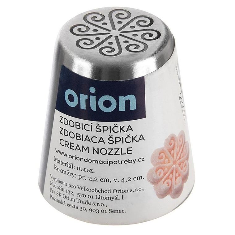 Orion, tylka do dekoracji, stalowa, kwiatek