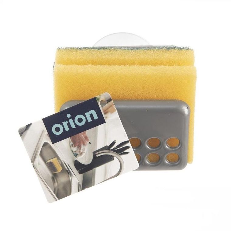 Orion, uchwyt na gąbkę do naczyń, szary