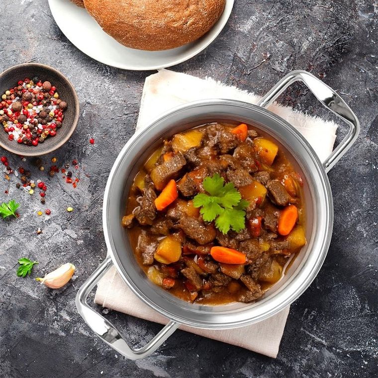 Orion, Venice, garnek stalowy z pokrywką, 18 cm, 3,5l