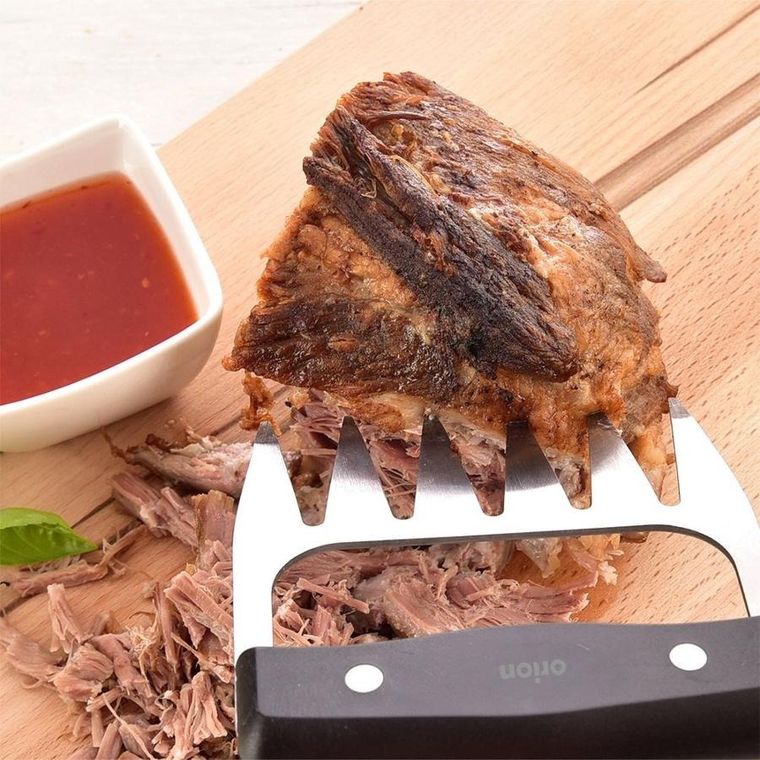 Orion, widelce do szarpania mięsa, stalowe, 2 szt.